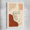 Portrait Daydream white framed canvas - part of our high quality canvas abstract wall art collection