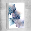 Purple Alcohol white framed canvas - part of our high quality canvas abstract wall art collection