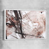 Sharp Strokes white framed canvas - part of our high quality canvas abstract wall art collection
