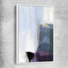 Soft Blue Three white framed canvas - part of our high quality canvas abstract wall art collection