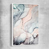 Subtle Pink Two white framed canvas - part of our high quality canvas abstract wall art collection