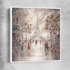 Sweet Tea Blossoms white framed canvas - part of our high quality canvas abstract wall art collection