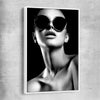Behind the Shades white framed canvas - part of our high quality fashion canvas wall art and prints collection