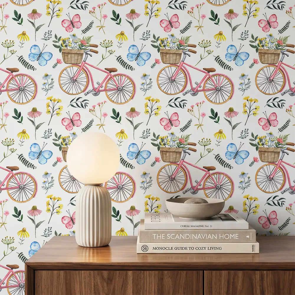 Bicycle Bouquet Wallpaper