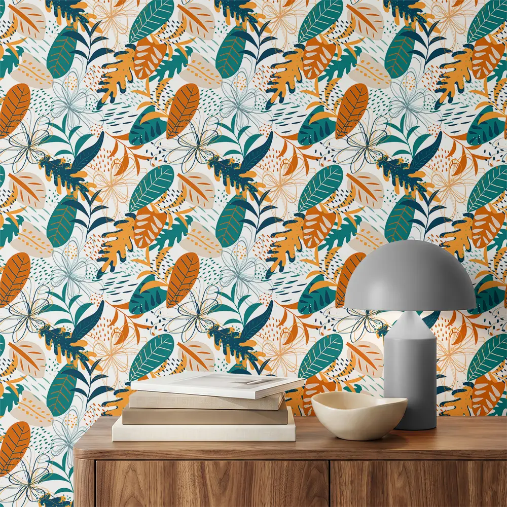 Terracotta Tropics Wallpaper