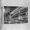 Urban London Lights white framed canvas is a high quality print in our city skyline, travel prints and maps collection