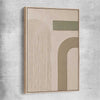 Arches No. 1 raw oak framed canvas - part of our high quality canvas abstract wall art collection