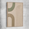 Arches No. 2 raw oak framed canvas - part of our high quality canvas abstract wall art collection