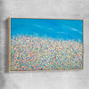 Banks of Atlantics raw oak framed canvas - part of our high quality canvas abstract wall art collection