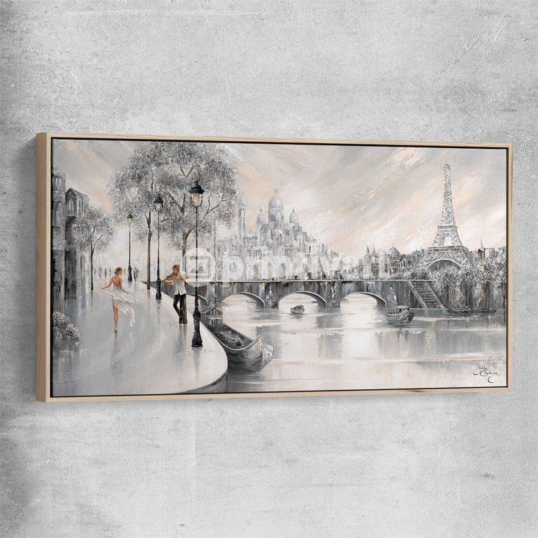 Captured By You raw oak framed canvas - part of our high quality canvas abstract wall art collection