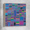 Cheerfulness raw oak framed canvas - part of our high quality canvas abstract wall art collection