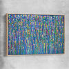 Colour is Golden raw oak framed canvas - part of our high quality canvas abstract wall art collection