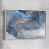 Golden Marble raw oak framed canvas - part of our high quality canvas abstract wall art collection