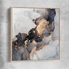 Golden Tones raw oak framed canvas - part of our high quality canvas abstract wall art collection