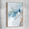 Golden Veins Two raw oak framed canvas - part of our high quality canvas abstract wall art collection