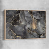 Grey Vapours raw oak framed canvas - part of our high quality canvas abstract wall art collection