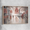 London Luxe raw oak framed canvas - part of our high quality canvas abstract wall art collection