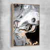 Mesmerizing Tones raw oak framed canvas - part of our high quality canvas abstract wall art collection
