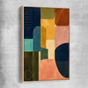 Modern Colours raw oak framed canvas - part of our high quality canvas abstract wall art collection