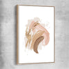 Neutral Strokes Three raw oak framed canvas - part of our high quality canvas abstract wall art collection