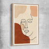Portrait Daydream raw oak framed canvas - part of our high quality canvas abstract wall art collection