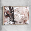 Sharp Strokes raw oak framed canvas - part of our high quality canvas abstract wall art collection
