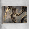 Golden Drift raw oak framed canvas - part of our high quality canvas abstract wall art collection