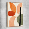 Terra Firma raw oak framed canvas - part of our high quality canvas abstract wall art collection