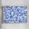 Watercolour Flowers raw oak framed canvas - part of our high quality canvas abstract wall art collection