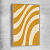 Wave Length raw oak framed canvas - part of our high quality canvas abstract wall art collection