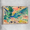 Classic wall art and canvas print of Landscape at Collioure Henri Matisse with raw oak framed canvas