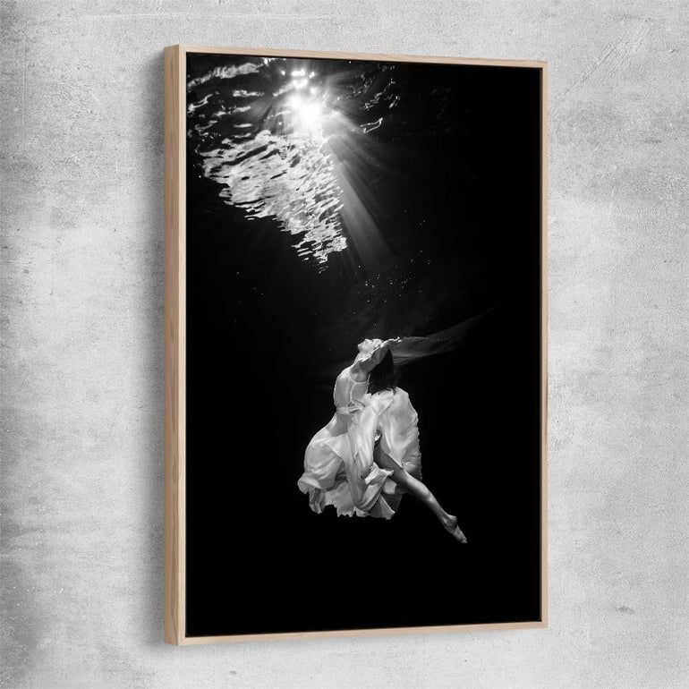 Breath raw oak framed canvas - part of our high quality fashion canvas wall art and prints collection