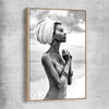 Horizon the Cover raw oak framed canvas - part of our high quality fashion canvas wall art and prints collection