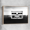 Marfa Sculpture raw oak framed canvas - part of our high quality fashion canvas wall art and prints collection