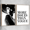 More Issues Pair raw oak framed canvas - part of our high quality fashion canvas wall art and prints collection