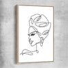 Simple Elegance raw oak framed canvas - part of our high quality fashion canvas wall art and prints collection