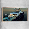 Hard Work Pays Off raw oak framed canvas - part of our high quality fashion canvas wall art and prints collection