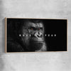 Have No Fear raw oak framed canvas - part of our high quality fashion canvas wall art and prints collection