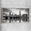 Big Ben London raw oak framed canvas is a high quality print in our city skyline, travel prints and maps collection