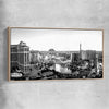 Las Vegas Lights raw oak framed canvas is a high quality print in our city skyline, travel prints and maps collection