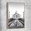 Taj Mahal raw oak framed canvas is a high quality print in our city skyline, travel prints and maps collection