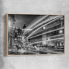 Urban London Lights raw oak framed canvas is a high quality print in our city skyline, travel prints and maps collection
