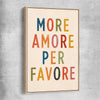 More Amore raw oak framed canvas is a high quality print in our city skyline, travel prints and maps collection