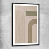 Arches No. 1 black glass front frame - part of our high quality canvas abstract wall art collection