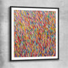 Colour Envy black glass front frame - part of our high quality canvas abstract wall art collection