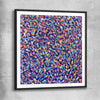 Depths of Colour black glass front frame - part of our high quality canvas abstract wall art collection