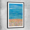 Freedom black glass front frame - part of our high quality canvas abstract wall art collection