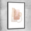 Light Geometric black glass front frame - part of our high quality canvas abstract wall art collection