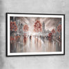 London Luxe black glass front frame - part of our high quality canvas abstract wall art collection