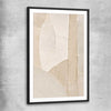Quiet Forms black glass front frame - part of our high quality canvas abstract wall art collection